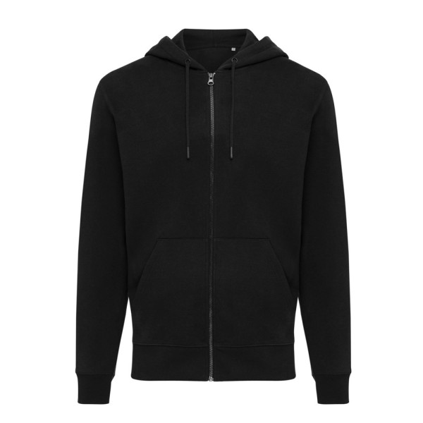 Iqoniq Abisko gerecycled katoen hoodie met rits